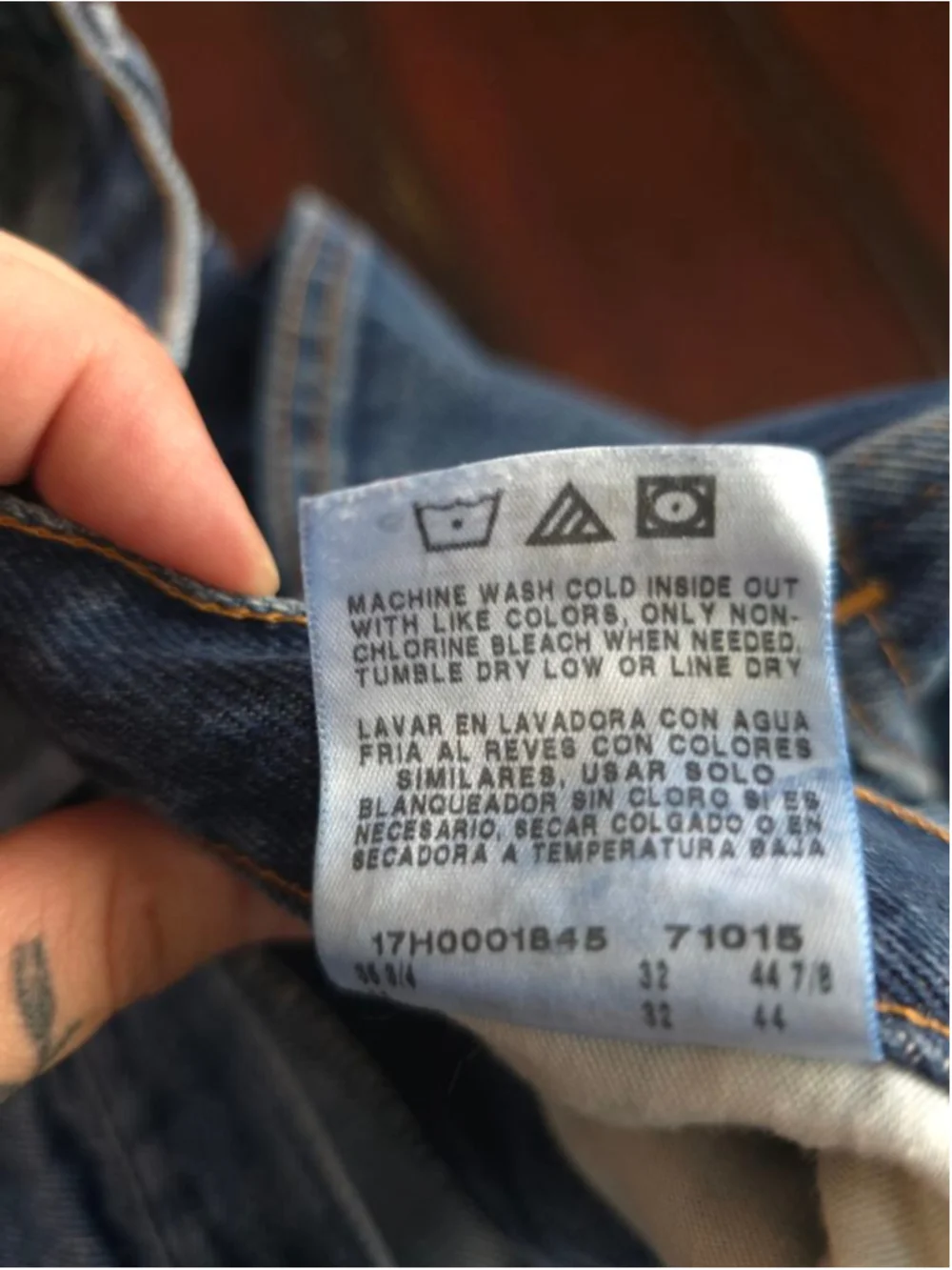 Vintage 90s Men's Rustler Blue Straight Jeans Size 34x32 Grunge Casual